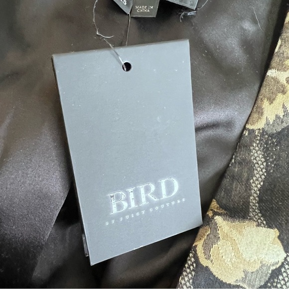 Bird by Juicy Couture Floral Jacquard Blazer Size XS NWT Mod Feminine - Picture 14 of 15